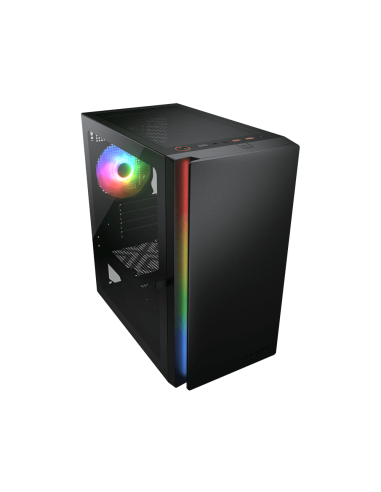 COUGAR CASE MINI TOWER PURITY RGB - La Purity RGB � una mini torre progettata con linee pulite e dotata di un pannello in vetro temperato a cerniera. La striscia LED ARGB e la ventola ARGB gli conferiscono un aspetto straordinario e moderno. Il Purity ...