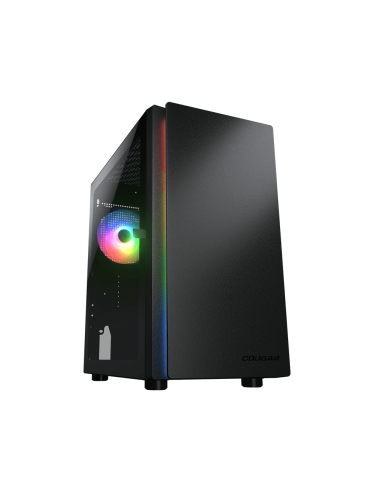 COUGAR CASE MINI TOWER PURITY RGB - La Purity RGB � una mini torre progettata con linee pulite e dotata di un pannello in vetro temperato a cerniera. La striscia LED ARGB e la ventola ARGB gli conferiscono un aspetto straordinario e moderno. Il Purity ...