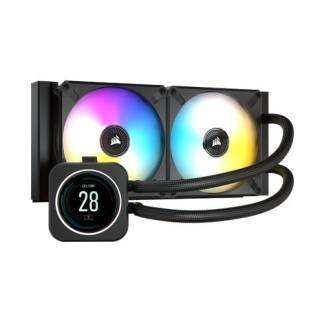Corsair iCUE H100i Elite LCD XT Display CPU Liquid Cooler Intel 1851/1700/1200 AMD AM5/AM4/sTR4 "Corsair Renewed"