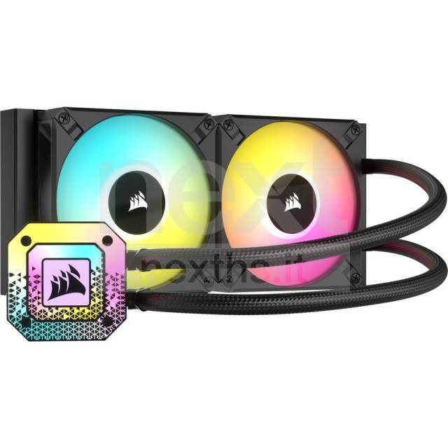 Corsair iCUE H100i Elite Capplix XT CPU Liquid Cooler Intel 1851/1700/1200 AMD AM4/sTRX4/AM5 "Corsair Renewed"