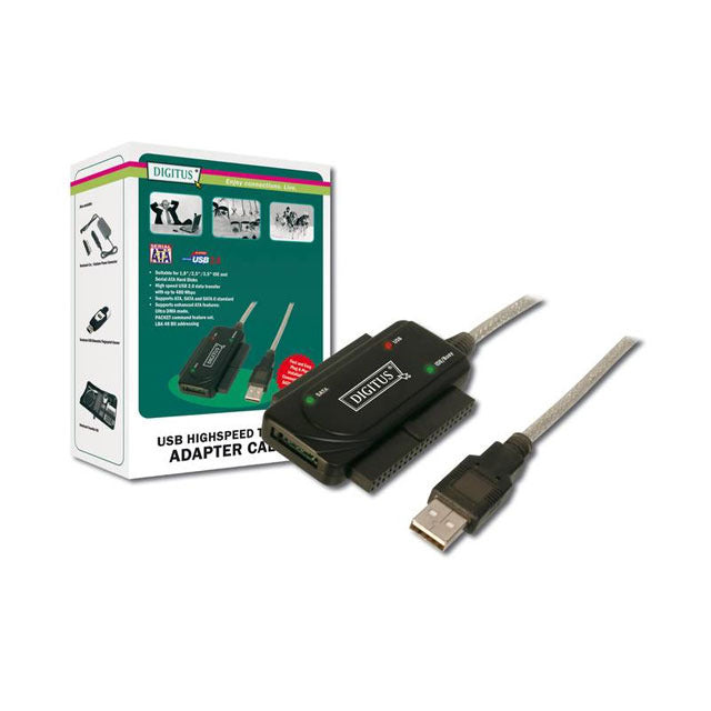 Digitus adattatore usb ide/sata, alimentatore 220/12 V, molex/sat