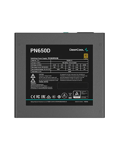 DEEPCOOL ALIM. PN650-D 650W GOLD ATX3.1 PCIe 5.1 R-PN650D-FC0B-EU
