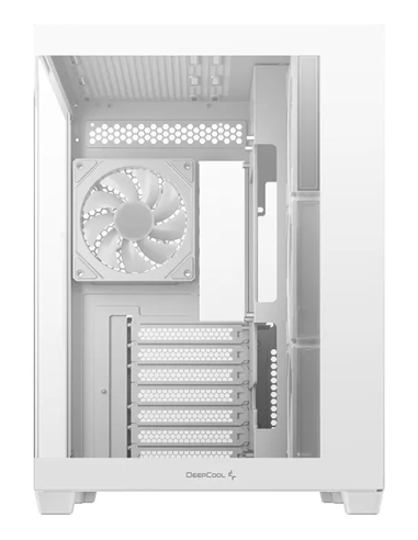 DEEPCOOL CASE MID TOWER CG530 7F BIANCO 7 FAN 120mm 2TG - Scopri il case a vista definitivo con il suo design senza montanti. Caratterizzato da una struttura senza saldature e senza montanti anteriori, CG530 7F dispone sia di un pannello laterale in ve...