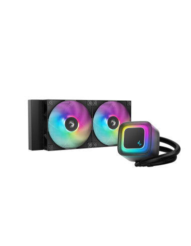 DEEPCOOL RAFF. LIQUIDO LE240 V2 NERA 2*ARGB