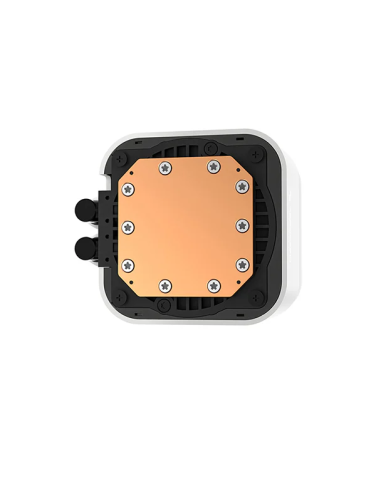 DEEPCOOL RAFF. LIQUIDO LQ240 ARGB BIANCO DISPLAY