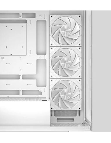 DEEPCOOL VENTOLE CASE CG580 BIANCA REVERSE 120MM ARGB