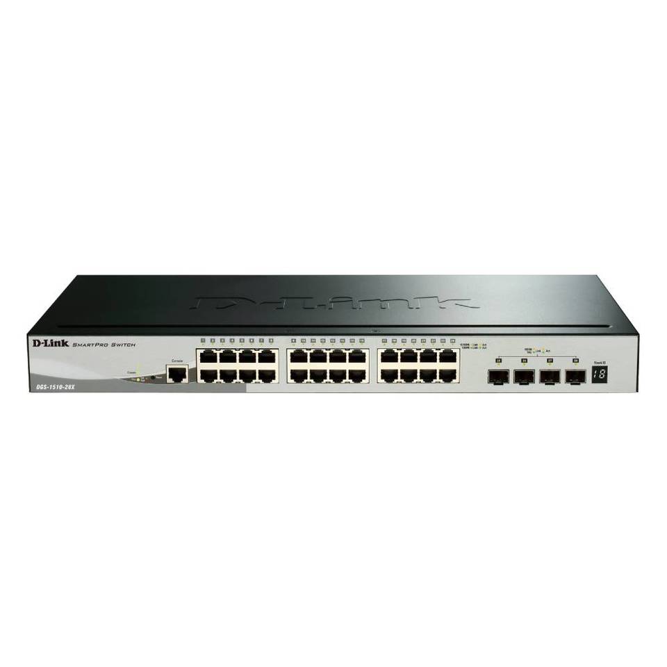 D-Link DGS-1510-28X Switch Smart Managed Gigabit 28 porte 76Gbps