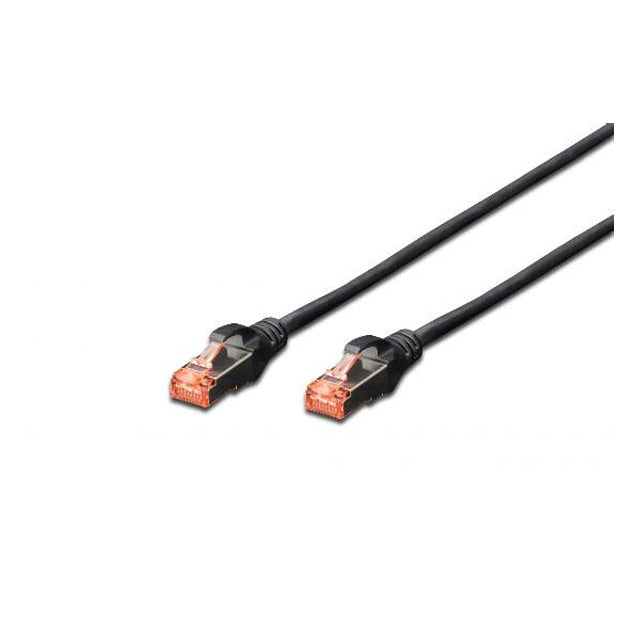Digitus cavo di rete SFTP cat 6 doppia schermatura 50cm Nero