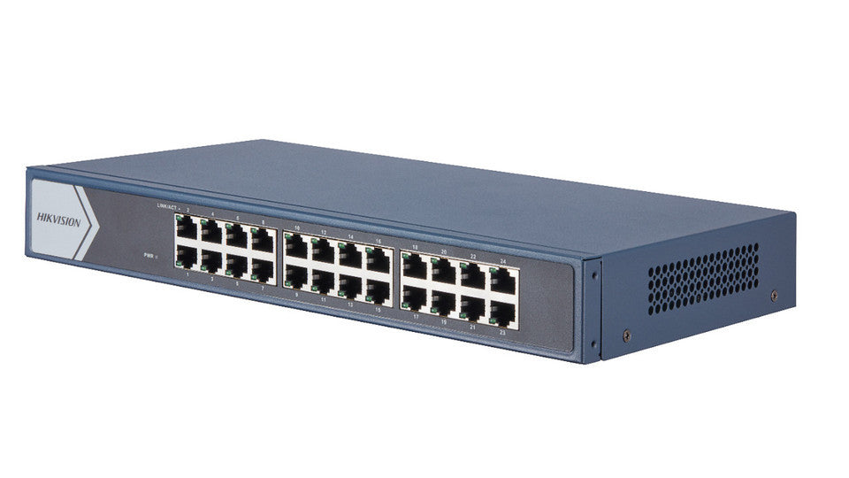Hikvision DS-3E0524-E(B) Switch Unmanaged Gigabit 24 porte
