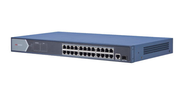 Hikvision DS-3E0526P-E/M Switch Unmanaged PoE Gigabit 24 porte
