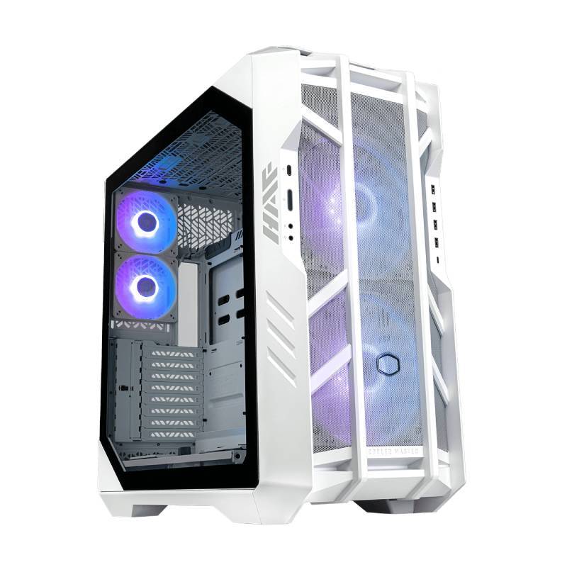 Cooler Master HAF The Berserker White Full Tower Vetro Temperato No PSU minITX/mATX/ATX/E-ATX/CEB/EEB