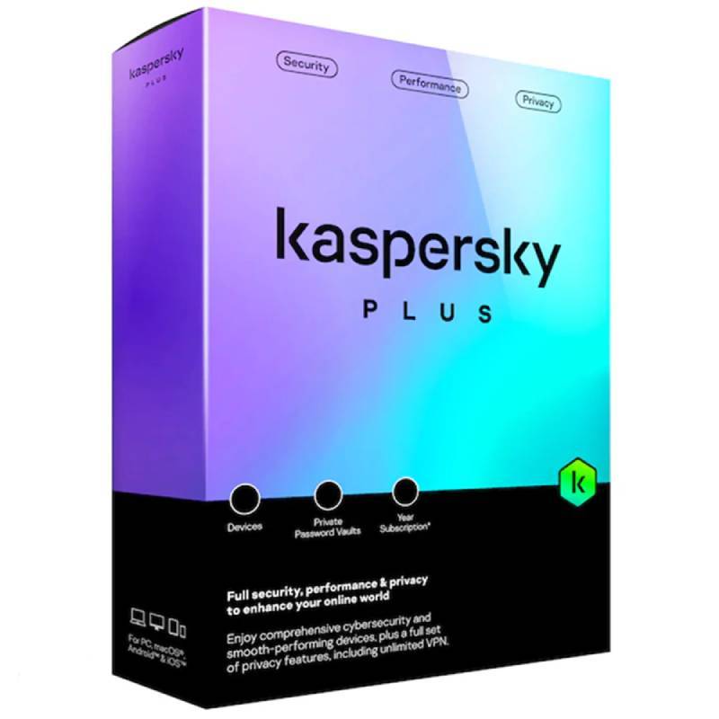 Kaspersky Plus per 1 Dispositivo - 1 Anno