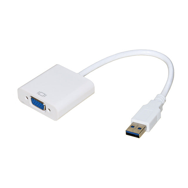 Digitus Adattatore Video USB3.0 a VGA Bianco