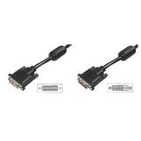 Digitus Cavo DVI-D 24+1 Dual Link M/F 1.8m