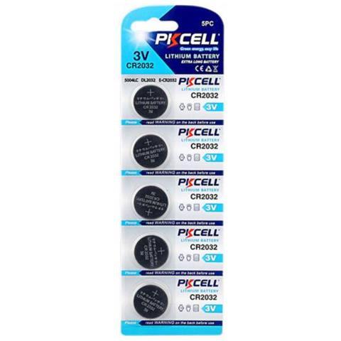 Digitus 5 Batterie Tampone per mainboard CR2032 3V Litio