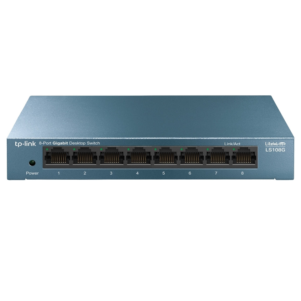 TP-Link LS108G Switch Unmanaged Gigabit Ethernet 8 Porte