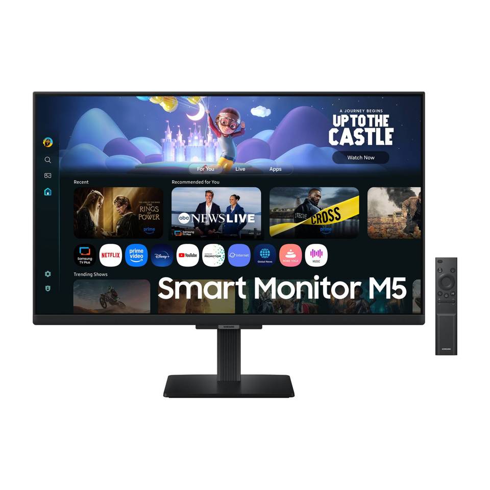 Samsung M5 - M50F Monitor Smart 27" IPS 60Hz Full HD 5ms Multimediale Hub USB 2*HDMI