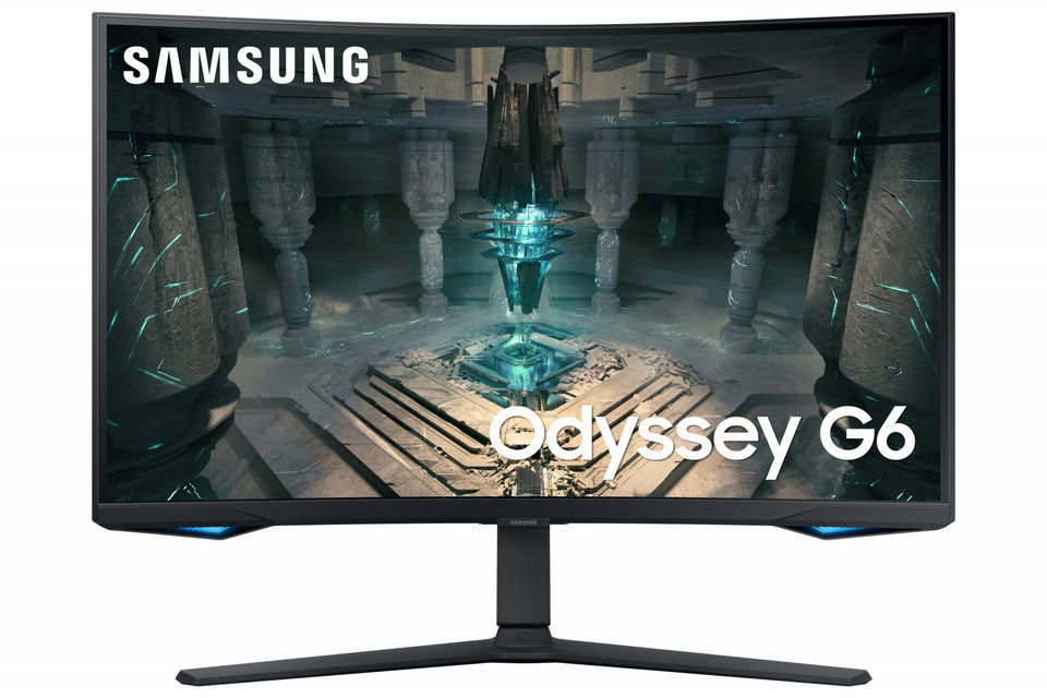 Samsung Odyssey G6 Monitor Curvo 32" VA 240Hz QHD 1ms Multimediale Pivot Hub USB 2*HDMI/DisplayPort