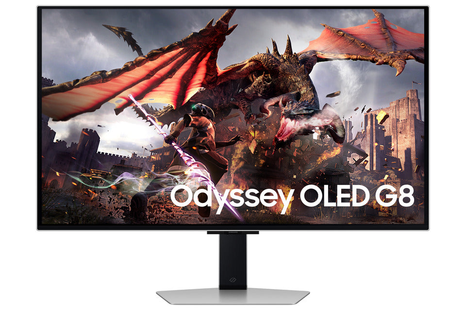 Samsung Odyssey OLED G8 G80SD Monitor 32" OLED 240Hz 4K UHD 0.03ms Multimediale Pivot Hub USB 2*HDMI/DisplayPort