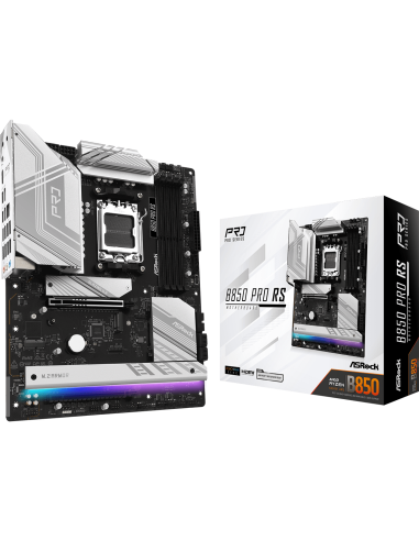 MB ASROCK B850 PRO RS AM5 - Moderna e futuristica, con specifiche accattivanti e un equilibrio perfetto, la Race Sport (RS) Edition � l'evoluzione della pi� popolare scheda madre della serie PRO.