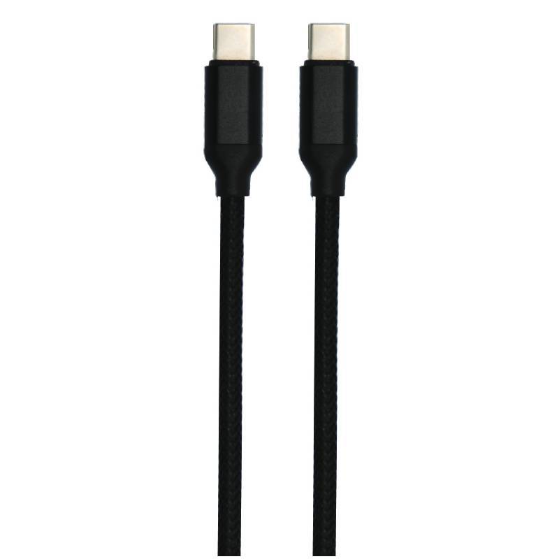Mediacom MD-C101 Cavo USB Type-C/Type-C 3A 1m 60W Nero