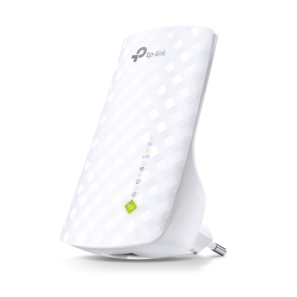 TP-Link RE200 Range Extender Wi-Fi AC Dual Band 750Mbps Bianco