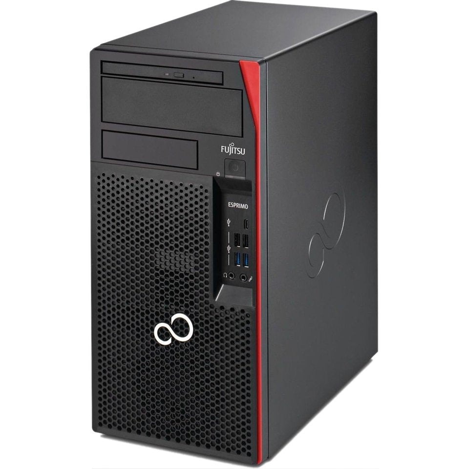 Fujitsu P758 Tower Intel Core i7-8700 16GB intel UHD Graphics 256GB Windows 11 Pro MAR - Refurbished Grade A
