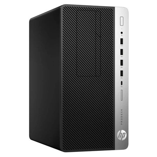 HP 600 G5 Tower Intel Core i7-9700 16GB Intel UHD Graphics 512GB Windows 11 Pro MAR - Refurbished Grade A