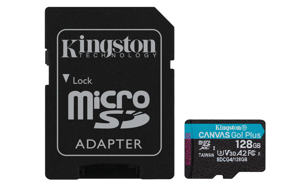 Kingston Canvas Go! Plus scheda MicroSDXC 128GB