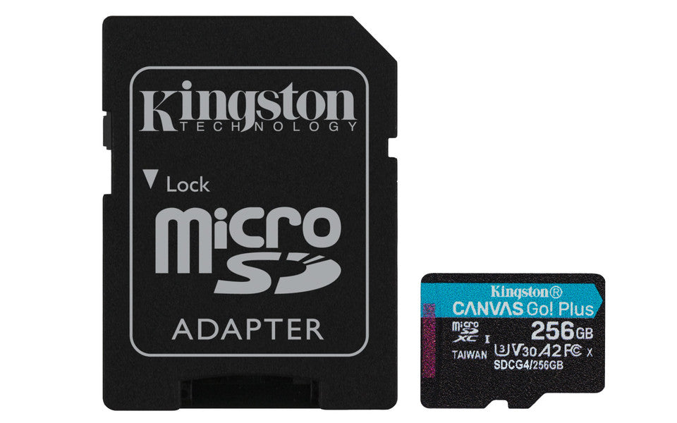 Kingston Canvas Go! Plus Scheda MicroSDXC 256GB