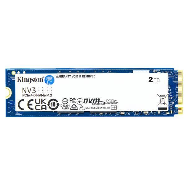 Kingston NV3 SSD 2TB M.2 NVMe 6000/5000MB/s PCi Ex 4.0