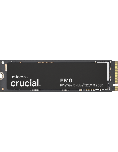 SSD CRUCIAL 1TB P510 CT1000P510SSD8 GEN5 M.2 NVME 5x4 R/W 11000/9500 (SIAE) - Garanzia come da casa madre: UTENTE FINALE DEVE CHIEDERE RESO