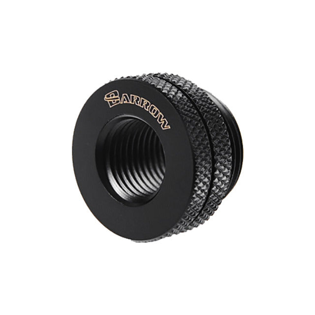 Barrow TCDZS-V1 Raccordo Pass-Through G1/4 M/F Nero