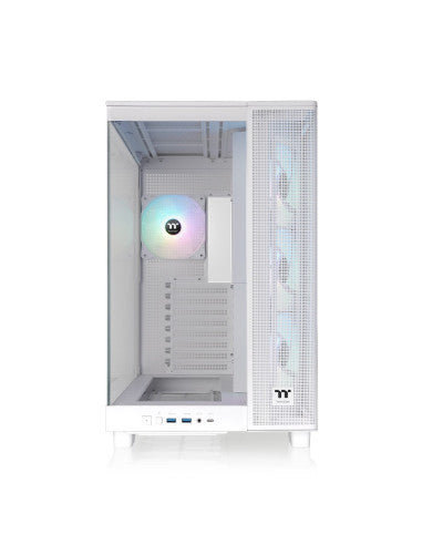 THERMALTAKE CASE M.TOWER VIEW 380 XL 2*TG ARGB SNOW 4*120MM FAN