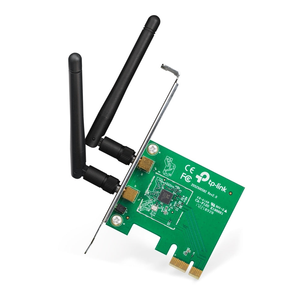 TP-Link TL-WN881ND Scheda di Rete Wireless N 300Mbps PCI-E 1x Verde