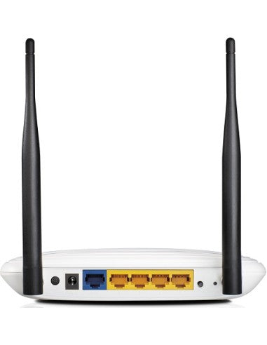 TP-LINK WIRELESS N ROUTER +4P SWITCH - 300Mbps wireless N router  Atheros  2T2R  2.4GHz  802.11n/g/b  con 4 porte switch  2 antenne