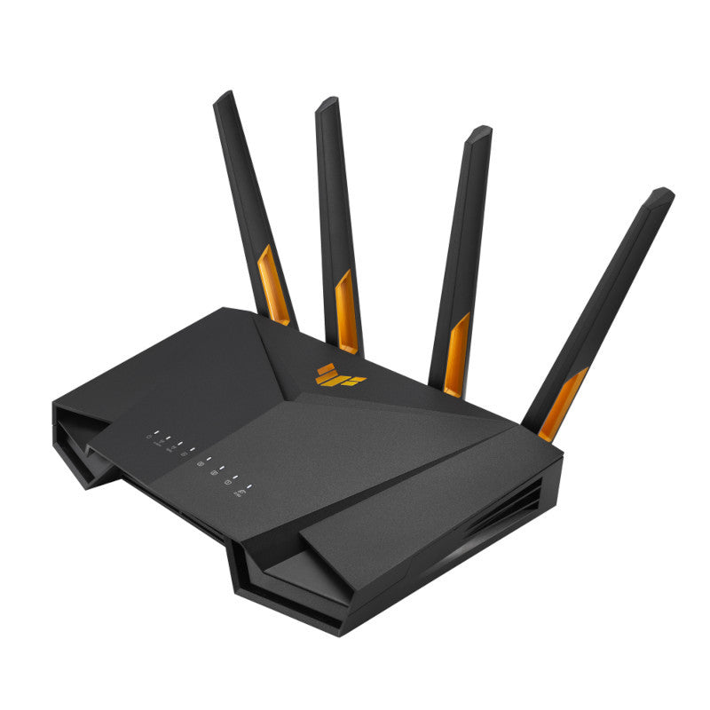 Asus TUF-AX4200 Router Wireless AX 4200Mbps Dual-band Nero e Arancione