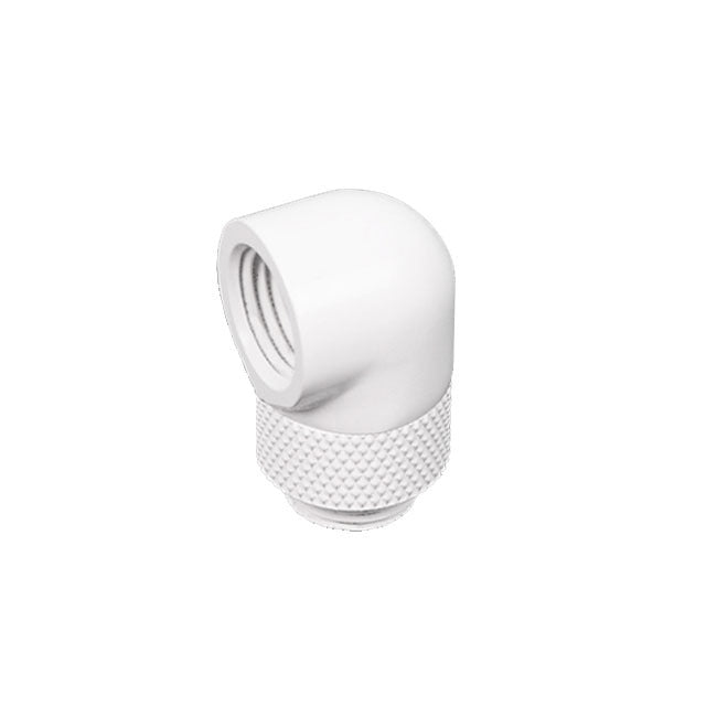 Barrow TWT90-V2.5 Raccordo 90 ruotabile G1/4" M/F Bianco