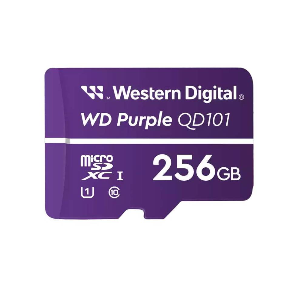 Western Digital Scheda microSDXC WD Purple QD101 da 256GB