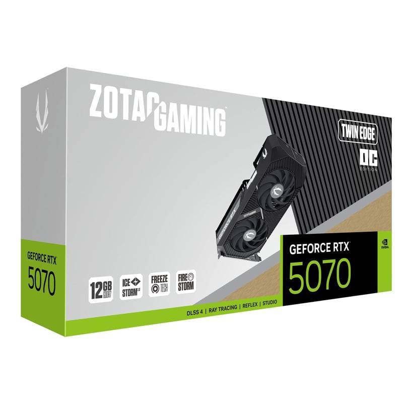 Zotac GeForce RTX 5070 Twin Edge OC 12GB GDDR7 DLSS4 1*HDMI/3*DisplayPort PCi Ex 5.0 16x