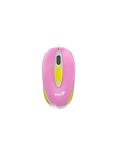 genius mouse usb dx mini flashing led pink