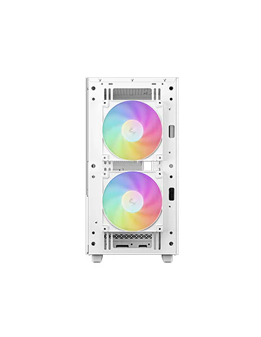 deepcool case micro atx ch360 white 2 140 1 120mm argb fan 1