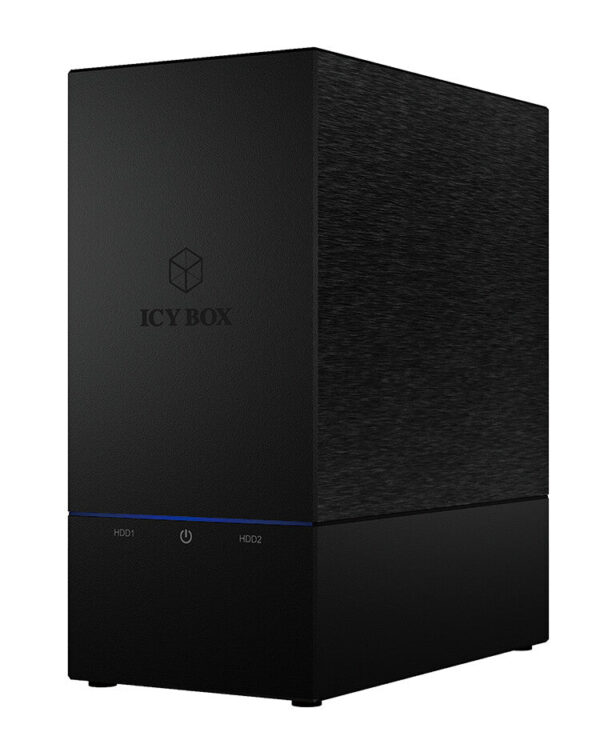 ICY BOX Case Esterno RAID 0/1  Large/Single per 2 HDD3.5"