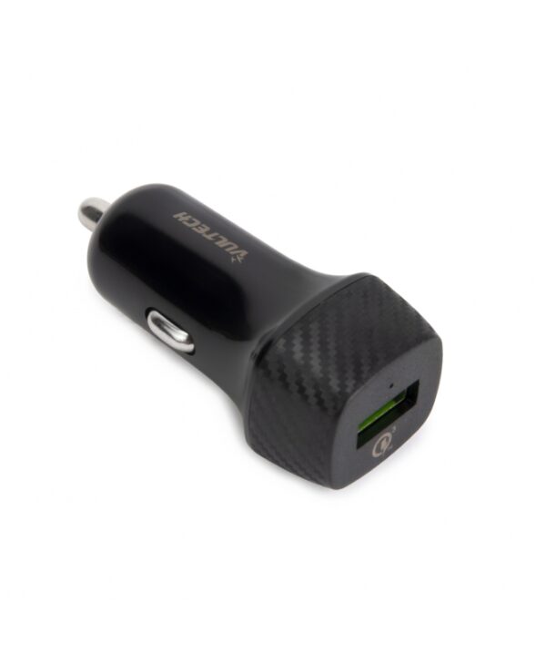 VULTECH CARICATORE DA AUTO CA-1Q CONon USB QUICKCHARGE 3.0  (Max 18W)