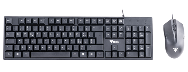 Itek Combo S22 - Tastiera e Mouse USB Retail