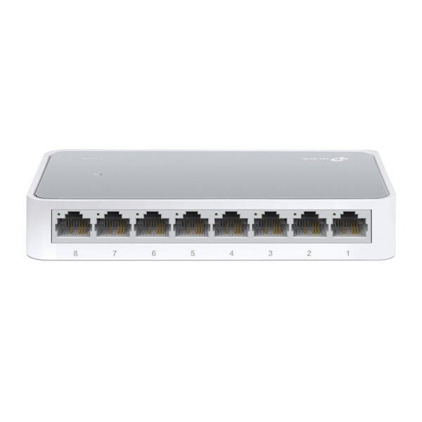 TP-LINK Switch 8-port- 5 10/100 RJ45 ports- desktop plastic case