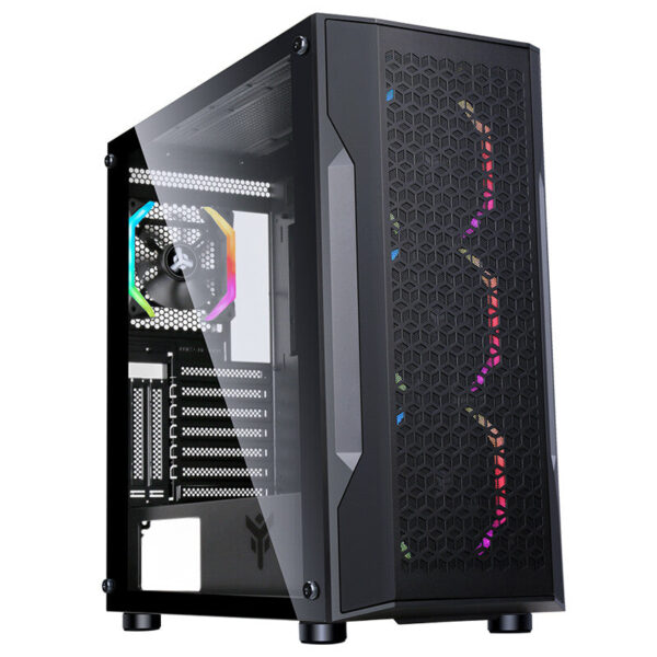 Case SUPREME TB - Gaming Full Tower- 4x12cm ARGB fan- 2xUSB3- Side Glass