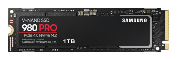 SSD SAMSUNG 980 PRO - 1TB M.2 PCIe Gen4x4 (R7000- W5000)