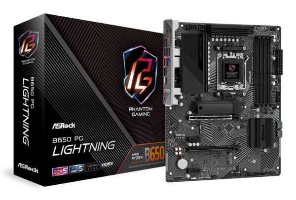 MB Asrock AM5 B650 PG LIGHTNING 4*DDR5 4*SATA3 ATX