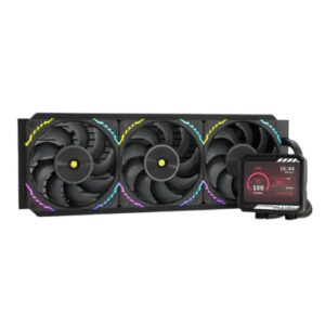 VALKYRIE RAFF. CPU LIQUIDO V360 NERA LCD IPS 3.5'' 60Hz ARGB VK-AIOV360B